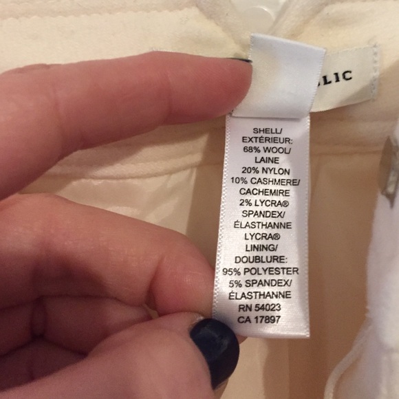 Banana Republic LONG winter white trouser! - Picture 3 of 4